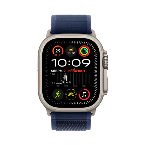Apple Watch Ultra 2 GPS + Cellular 49mm Natural Titanium Case with Blue Trail Loop (MX4L3TH/A)