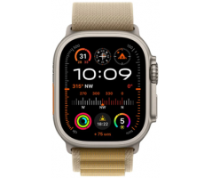 Apple Watch Ultra 2 GPS + Cellular 49mm Natural Titanium Case with Tan Alpine Medium (MX4F3TH/A)