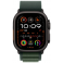 Apple Watch Ultra 2 GPS + Cellular 49mm Black Titanium Case with Dark Green Medium (MX4R3TH/A)
