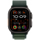 Apple Watch Ultra 2 GPS + Cellular 49mm Black Titanium Case with Dark Green Alpine Small (MX4Q3TH/A)