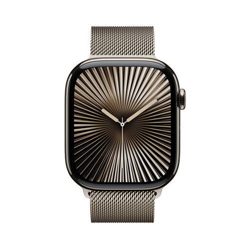 Apple Watch Series 10 GPS + Cellular 46mm Natural Titanium Case with Natural Milanese (MWYC3SA/A)
