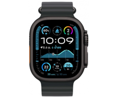 Apple Watch Ultra 2 GPS + Cellular 49mm Black Titanium Case with Black Ocean Band (MX4P3TH/A)