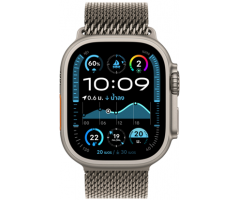 Apple Watch Ultra 2 GPS + Cellular 49mm Natural Titanium Case with Milanese Loop - S (MX4M3TH/A)