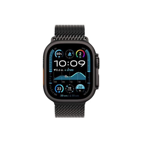Apple Watch Ultra 2 GPS + Cellular 49mm Black Titanium Case with Black Titanium Milanese (MX4W3TH/A)