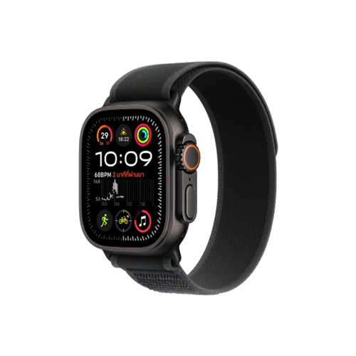 Apple Watch Ultra 2 GPS + Cellular 49mm Black Titanium Case with Black Trail Loop - M/L (MX4V3TH/A)