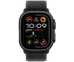 Apple Watch Ultra 2 GPS + Cellular 49mm Black Titanium Case with Black Trail Loop - S/M (MX4U3TH/A)