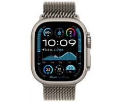 Apple Watch Ultra 2 GPS + Cellular 49mm Natural Titanium Case with Milanese Loop - L (MX5T3TH/A)
