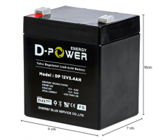 Battery Zircon D-Power 12V 5.4AH